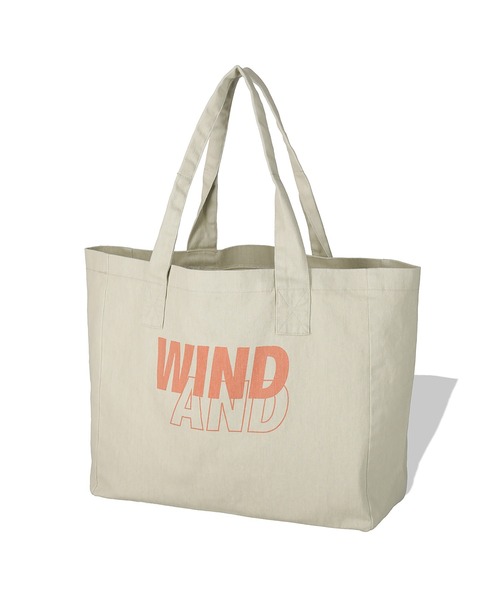 WIND AND SEA（ウィンダンシー）の「FADED TOTE BAG（トートバッグ・レディース・パープル/ブラウン/アイボリー・FREE）」の6枚目の写真