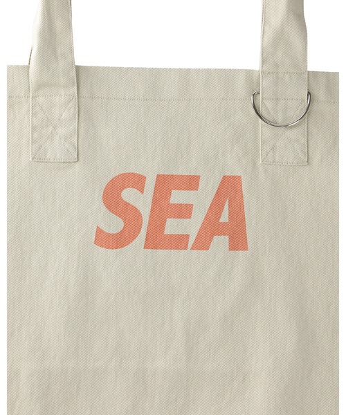 WIND AND SEA（ウィンダンシー）の「FADED TOTE BAG（トートバッグ・レディース・パープル/ブラウン/アイボリー・FREE）」の8枚目の写真