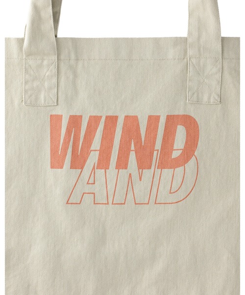 WIND AND SEA（ウィンダンシー）の「FADED TOTE BAG（トートバッグ・レディース・パープル/ブラウン/アイボリー・FREE）」の9枚目の写真