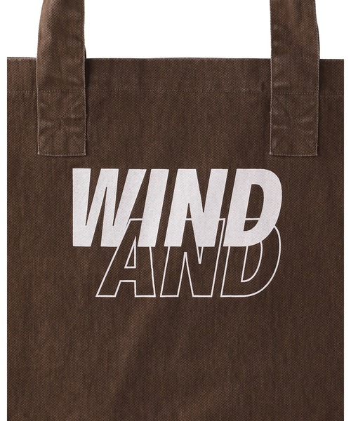 WIND AND SEA（ウィンダンシー）の「FADED TOTE BAG（トートバッグ・レディース・パープル/ブラウン/アイボリー・FREE）」の12枚目の写真