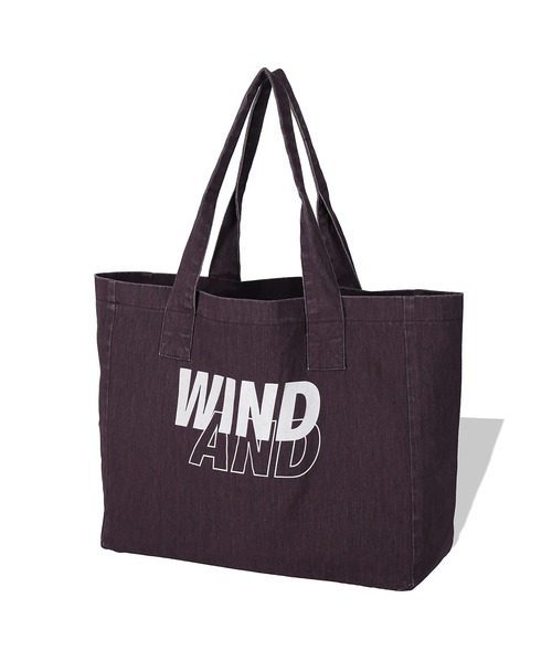 WIND AND SEA（ウィンダンシー）の「FADED TOTE BAG（トートバッグ・レディース・パープル/ブラウン/アイボリー・FREE）」の14枚目の写真