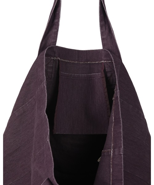 WIND AND SEA（ウィンダンシー）の「FADED TOTE BAG（トートバッグ・レディース・パープル/ブラウン/アイボリー・FREE）」の15枚目の写真