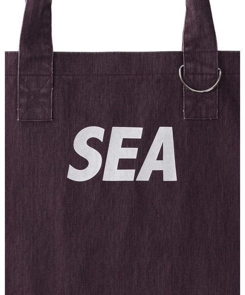 WIND AND SEA（ウィンダンシー）の「FADED TOTE BAG（トートバッグ・レディース・パープル/ブラウン/アイボリー・FREE）」の16枚目の写真
