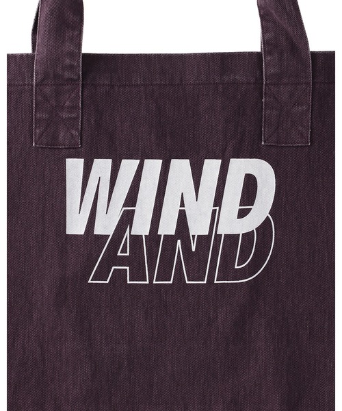 WIND AND SEA（ウィンダンシー）の「FADED TOTE BAG（トートバッグ・レディース・パープル/ブラウン/アイボリー・FREE）」の17枚目の写真