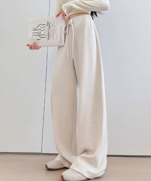 ReRe（リリ）の「イージースウェットパンツ（スウェットパンツ・レディース・ブラック/ダークグレー/オートミール/ライトグレー・MEDIUM/X-LARGE/LARGE）」の15枚目の写真