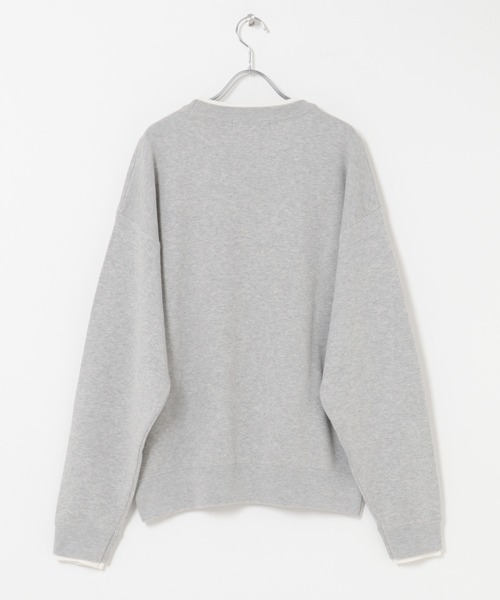 URBAN RESEARCH Sonny Label(アーバンリサーチサニーレーベル)の「スウェットライクニットプルオーバー(ニット/セーター・メンズ・ブラック/ブルー/バーガンディー/グレー・LARGE/MEDIUM)」の17枚目の写真