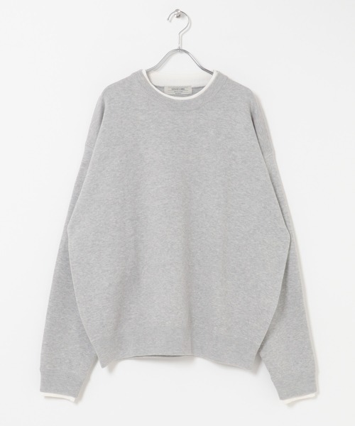 URBAN RESEARCH Sonny Label(アーバンリサーチサニーレーベル)の「スウェットライクニットプルオーバー(ニット/セーター・メンズ・ブラック/ブルー/バーガンディー/グレー・LARGE/MEDIUM)」の13枚目の写真