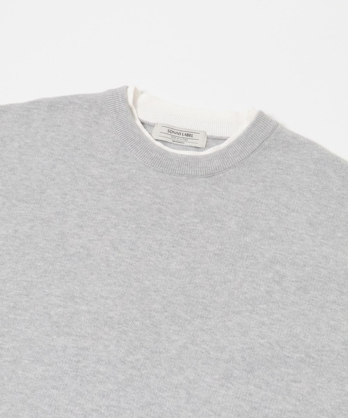 URBAN RESEARCH Sonny Label(アーバンリサーチサニーレーベル)の「スウェットライクニットプルオーバー(ニット/セーター・メンズ・ブラック/ブルー/バーガンディー/グレー・LARGE/MEDIUM)」の19枚目の写真