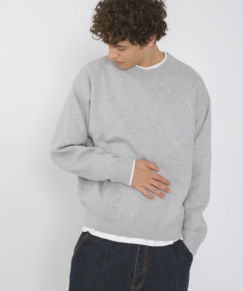 URBAN RESEARCH Sonny Label(アーバンリサーチサニーレーベル)の「スウェットライクニットプルオーバー(ニット/セーター・メンズ・ブラック/ブルー/バーガンディー/グレー・LARGE/MEDIUM)」の5枚目の写真