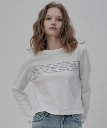 ストーリーライン ロングスリーブTシャツ(ホワイト)