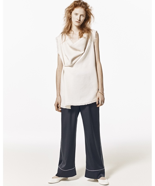 ASTRAET(アストラット)の「ASTRAET(アストラット) サテンイージーパンツ◆(その他パンツ・レディース・ブラック・0/1)」の2枚目の写真