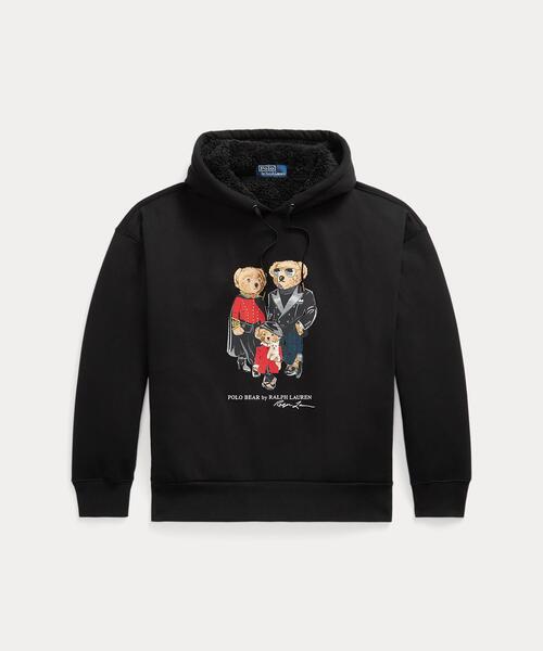 POLO RALPH LAUREN(ポロ ラルフ ローレン)の「Polo ベア フリース フーディ(パーカー・メンズ・ブラック系1・L/M/S/XL/XS)」の1枚目の写真