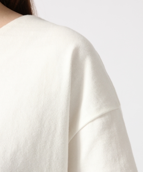 HARE（ハレ）の「ビッグVネックプルオーバー(HARE)（Tシャツ/カットソー・レディース・オフホワイト/グレー/オレンジ/グレー系その他・FREE）」の11枚目の写真