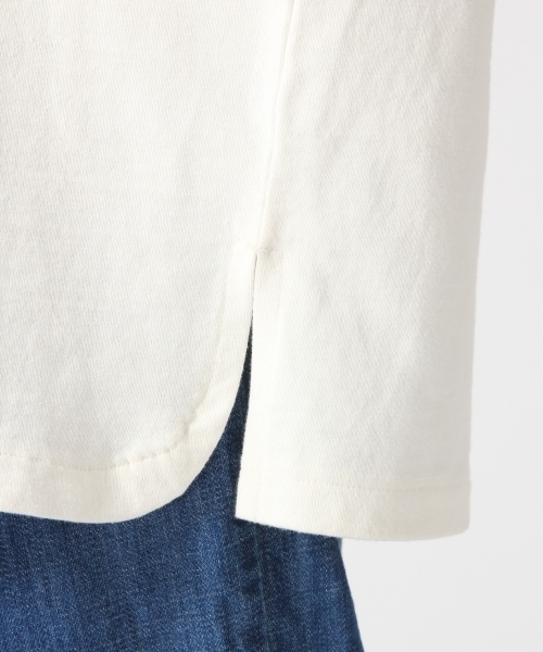 HARE（ハレ）の「ビッグVネックプルオーバー(HARE)（Tシャツ/カットソー・レディース・オフホワイト/グレー/オレンジ/グレー系その他・FREE）」の13枚目の写真