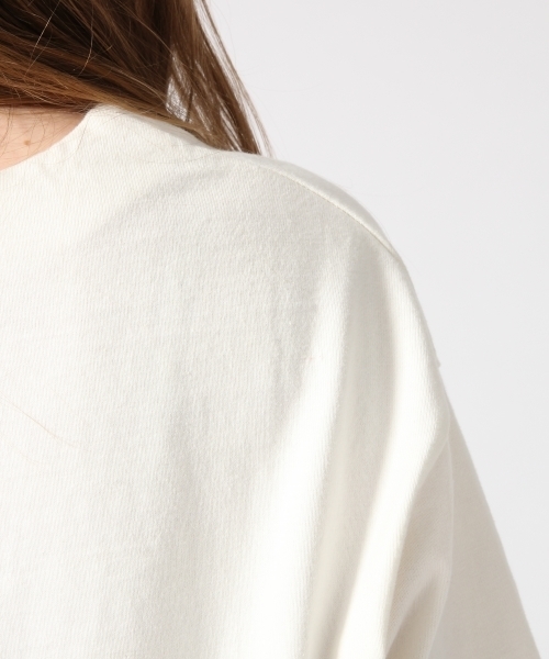 HARE（ハレ）の「ビッグVネックプルオーバー(HARE)（Tシャツ/カットソー・レディース・オフホワイト/グレー/オレンジ/グレー系その他・FREE）」の14枚目の写真