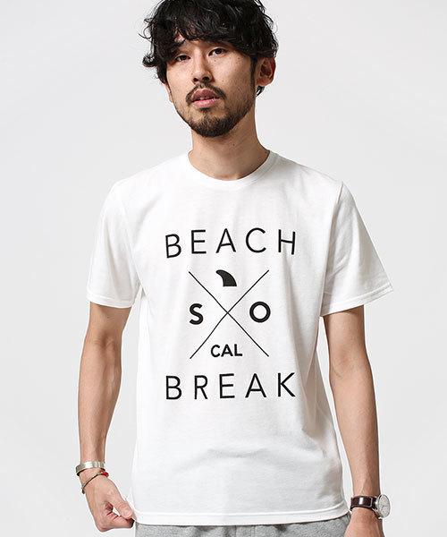 NANO universe（ナノユニバース）の「プリントクルーネックTee S/S 3（Tシャツ/カットソー・メンズ・ネイビー/ホワイト/グレー・LARGE/X-LARGE/MEDIUM/SMALL）」の2枚目の写真