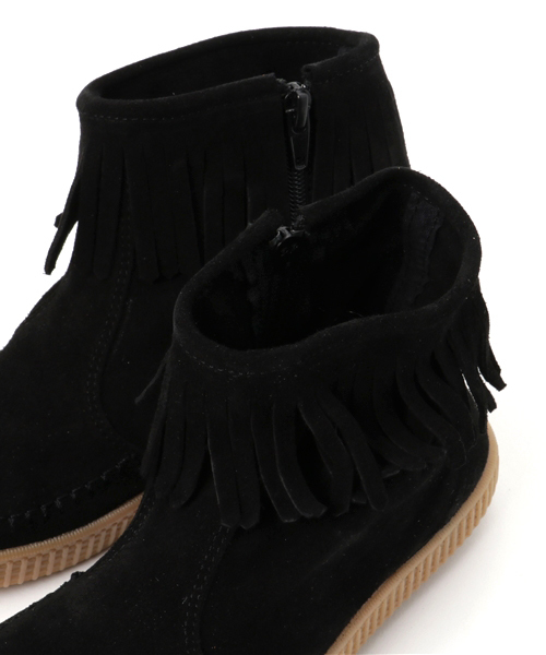 LBC（エルビーシー）の「フリンジブーツ             （ブーツ・レディース・ブラック/ライトブラウン・X-SMALL/SMALL）」の10枚目の写真