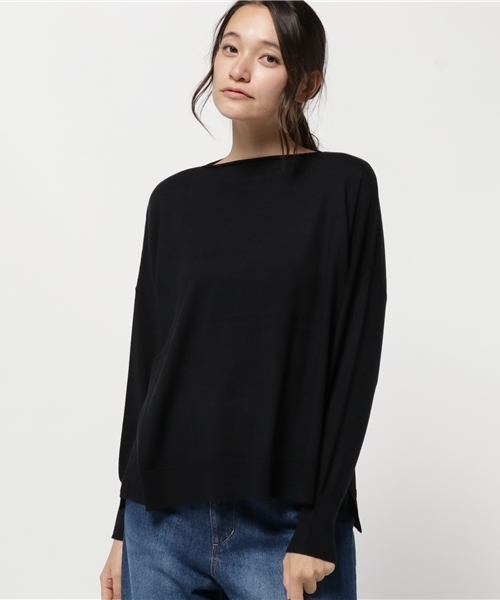 BULSARA（バルサラ）の「BULSARA ティナニットプルオーバー（ニット/セーター・レディース・ピンク/オフホワイト/ブラック/キャメル・38）」の2枚目の写真