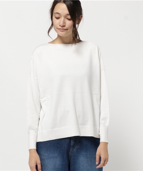 BULSARA（バルサラ）の「BULSARA ティナニットプルオーバー（ニット/セーター・レディース・ピンク/オフホワイト/ブラック/キャメル・38）」の12枚目の写真