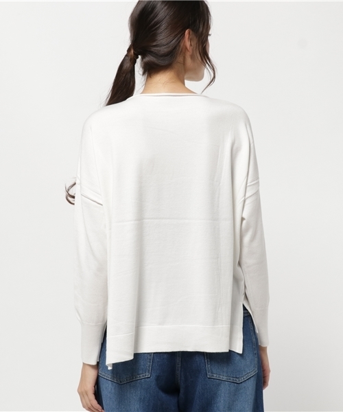 BULSARA（バルサラ）の「BULSARA ティナニットプルオーバー（ニット/セーター・レディース・ピンク/オフホワイト/ブラック/キャメル・38）」の10枚目の写真