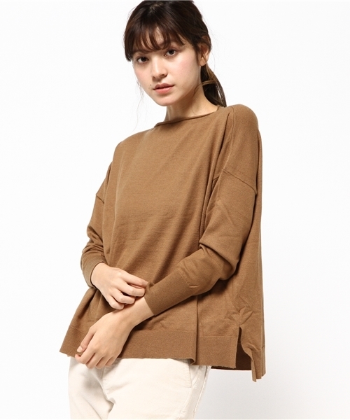 BULSARA（バルサラ）の「BULSARA ティナニットプルオーバー（ニット/セーター・レディース・ピンク/オフホワイト/ブラック/キャメル・38）」の5枚目の写真