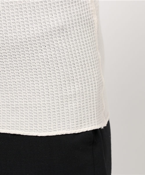 JEMORGAN（ジェーイーモーガン）の「【JEMORGAN】パックヘンリーネックワッフル（Tシャツ/カットソー・メンズ・ホワイト/グレー/カーキ/ブラック・LARGE/X-LARGE/MEDIUM）」の9枚目の写真