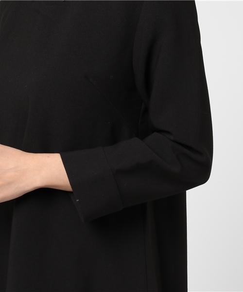 mysty woman（ミスティウーマン）の「レース襟付きAライン2wayワンピース（ワンピース・レディース・ライトグレー/ブラック/オフホワイト・FREE）」の10枚目の写真