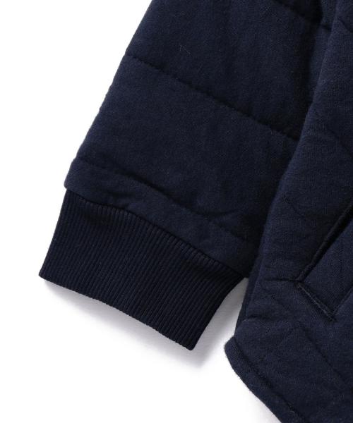 green label relaxing（グリーンレーベルリラクシング）の「【BABY】キルトジャカード Vネックブルゾン◆（ブルゾン・キッズ・グレー/ネイビー・85cm）」の6枚目の写真