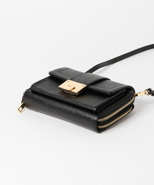 GUILD PRIME（ギルドプライム）の「【GUILD PRIME】WOMENS ウォレットコンビミニショルダーバッグ（ショルダーバッグ・レディース・ブラック/ブルー/ホワイト/ピンク・FREE）」の11枚目の写真