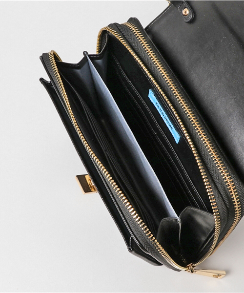 GUILD PRIME（ギルドプライム）の「【GUILD PRIME】WOMENS ウォレットコンビミニショルダーバッグ（ショルダーバッグ・レディース・ブラック/ブルー/ホワイト/ピンク・FREE）」の14枚目の写真