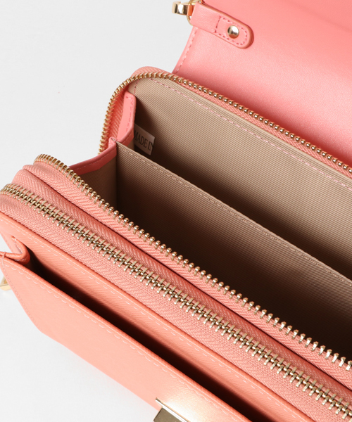 GUILD PRIME（ギルドプライム）の「【GUILD PRIME】WOMENS ウォレットコンビミニショルダーバッグ（ショルダーバッグ・レディース・ブラック/ブルー/ホワイト/ピンク・FREE）」の6枚目の写真