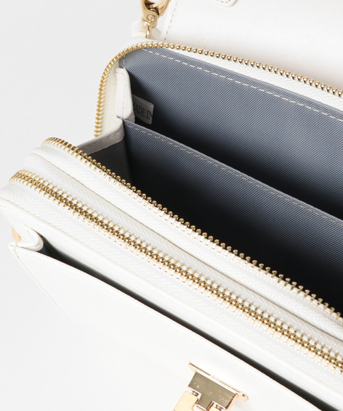 GUILD PRIME（ギルドプライム）の「【GUILD PRIME】WOMENS ウォレットコンビミニショルダーバッグ（ショルダーバッグ・レディース・ブラック/ブルー/ホワイト/ピンク・FREE）」の7枚目の写真