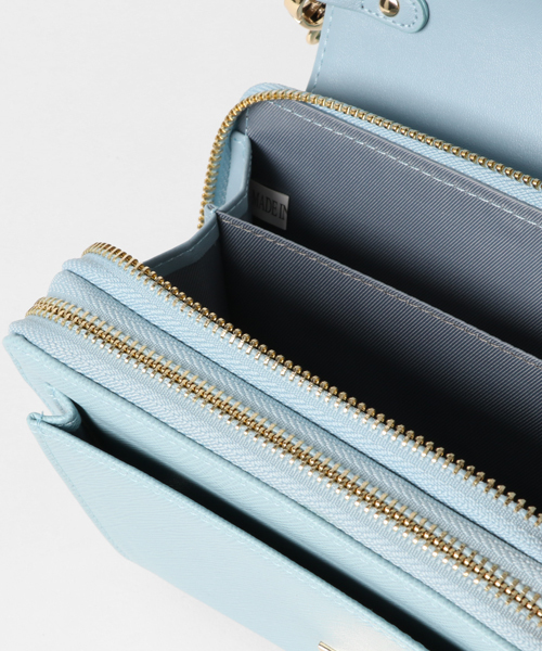 GUILD PRIME（ギルドプライム）の「【GUILD PRIME】WOMENS ウォレットコンビミニショルダーバッグ（ショルダーバッグ・レディース・ブラック/ブルー/ホワイト/ピンク・FREE）」の8枚目の写真