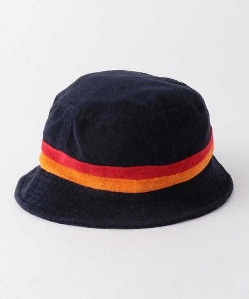 Another Edition（アナザーエディション）の「ellesse LOGO  BUCKET HAT◆（ハット・レディース・ホワイト/ネイビー・FREE）」の4枚目の写真