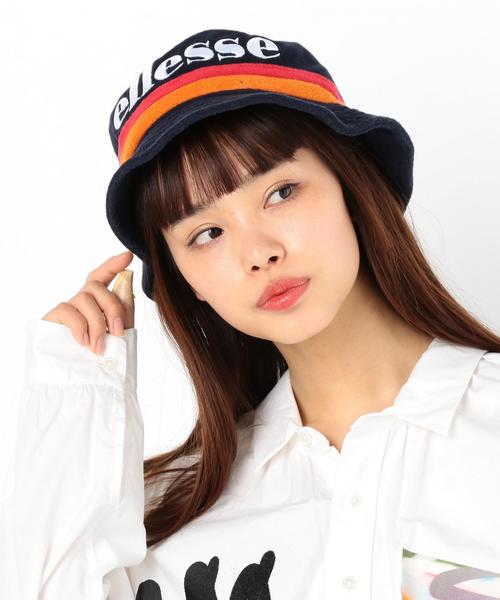 Another Edition（アナザーエディション）の「ellesse LOGO  BUCKET HAT◆（ハット・レディース・ホワイト/ネイビー・FREE）」の7枚目の写真