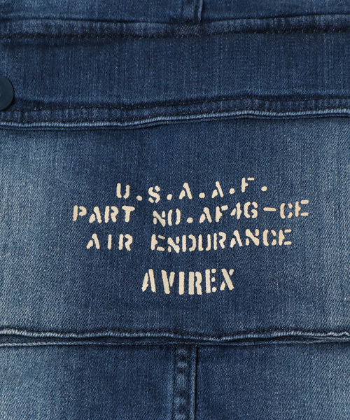 AVIREX（アヴィレックス）の「avirex/ アヴィレックス/ L-BACK POCKET SKIRT/ バックポケット スカート（スカート・レディース・ベージュ/インディゴブルー/オリーブ・SMALL/MEDIUM）」の12枚目の写真