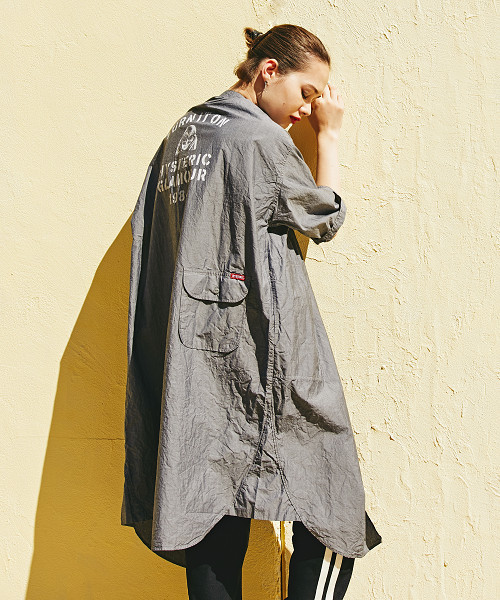 ヒステリックグラマー フレンチ スリーブ プルオーバー ロングワンピース ワンピース | HYSTERIC GLAMOUR ONLINE STORE ヒステリック