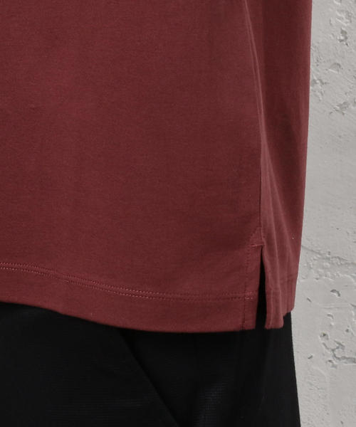 green label relaxing（グリーンレーベルリラクシング）の「CM ポンチ モックネック カットソー ◆（Tシャツ/カットソー・メンズ・ワインレッド/ホワイト/グレー・SMALL/X-SMALL/MEDIUM/LARGE）」の10枚目の写真