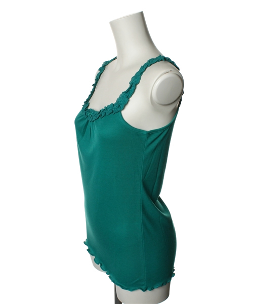 one after another NICE CLAUP（ワンアフターアナザーナイスクラップ）の「レース付きキャミ（キャミソール・レディース・ブラック/クリーム/グリーン/サーモンピンク/レッド系その他・FREE）」の11枚目の写真