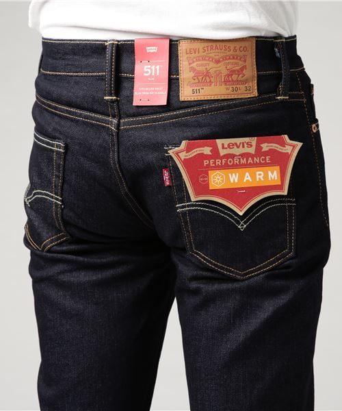 Levi's（リーバイス）の「511(TM) スリムフィット WARMジーンズ インディゴブルー INDIGO RINSED/13.39oz（デニムパンツ・メンズ・インディゴブルー・28inch/33inch/31inch/34inch/30inch/32inch/29inch/36inch/27inch）」の10枚目の写真