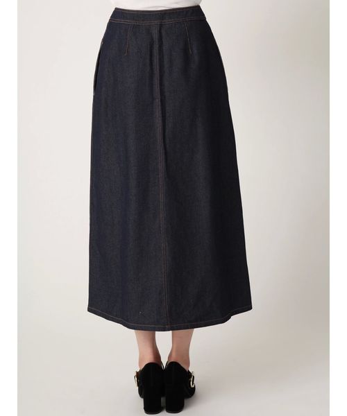 dazzlin（ダズリン）の「ロングAラインデニムスカート（デニムスカート・レディース・ブルー/インディゴブルー・MEDIUM/SMALL）」の12枚目の写真
