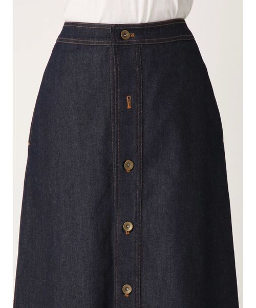 dazzlin（ダズリン）の「ロングAラインデニムスカート（デニムスカート・レディース・ブルー/インディゴブルー・MEDIUM/SMALL）」の13枚目の写真