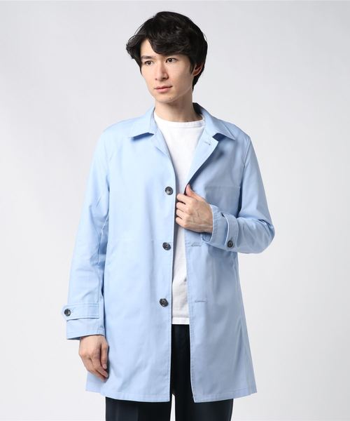 セール ライトなステンカラーコート メンズスプリングコート ステンカラーコート Evolution エボリューション のファッション通販 Zozotown