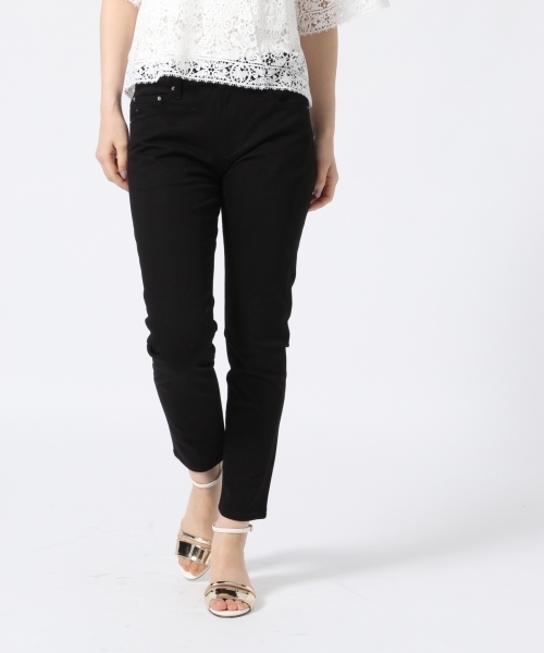 BLISS POINT（ブリスポイント）の「【XSサイズ展開】サークルストレッチスリムパンツ/786087（その他パンツ・レディース・ネイビー/ブラック/ブルー・SMALL/X-SMALL/LARGE/MEDIUM）」の2枚目の写真