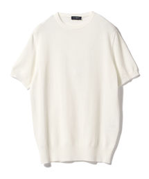 BEAMS F | ◎BEAMS F / ショートスリーブニット（ITALY製）(ニット/セーター)