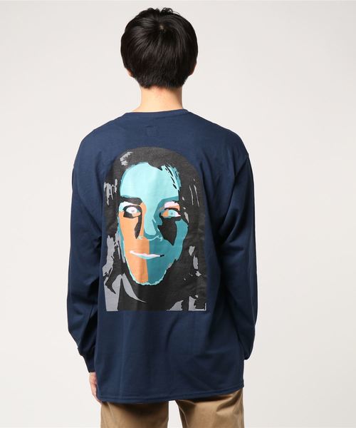 AMERICAN RAG CIE（アメリカンラグシー）の「AIE エーアイイー / BIG L/S POCKET TEE（Tシャツ/カットソー・メンズ・ネイビー・FREE）」の3枚目の写真