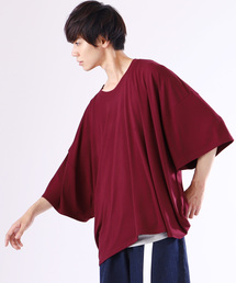 MONO-MART | スーパーオーバーサイズビッグシルエットドロップショルダーカットソー(1/2 sleeve) Super BIG T(Tシャツ/カットソー)