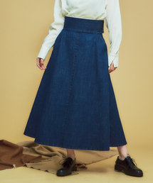 Abahouse Devinette | フレアーデニムスカート(デニムスカート)