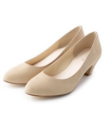 【5.5センチヒール】ふわっと包まれる、やわここちパンプス(日本製)