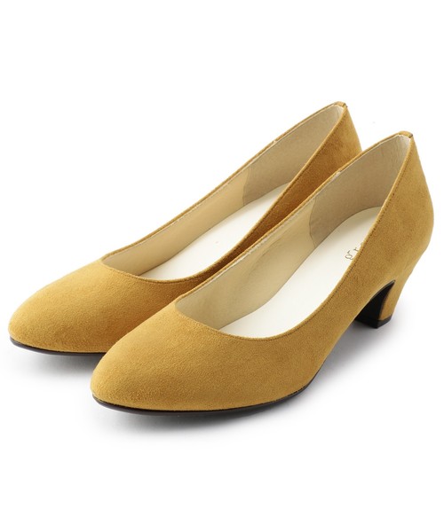 grove（グローブ）の「【5.5センチヒール】ふわっと包まれる、やわここちパンプス(日本製)（パンプス・レディース・ブラック/ベージュ/ダークパープル/ブラウン/グレー/レッド/イエロー/ブルー/グリーン/ブラック系1/ブラック系5・25.0cm/23.5cm/24.5cm/22.5cm/22.0cm/24.0cm/23.0cm）」の11枚目の写真